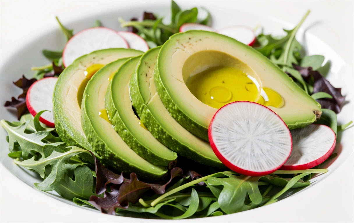 Fresh ingredients background